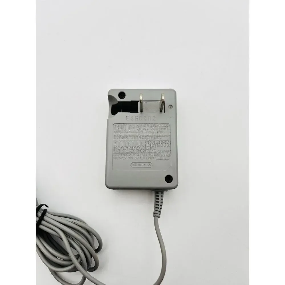 Nintendo WAP-002 OEM Wall Charger for Nintendo DS/3DS/2DS XL - Gray Tested Works